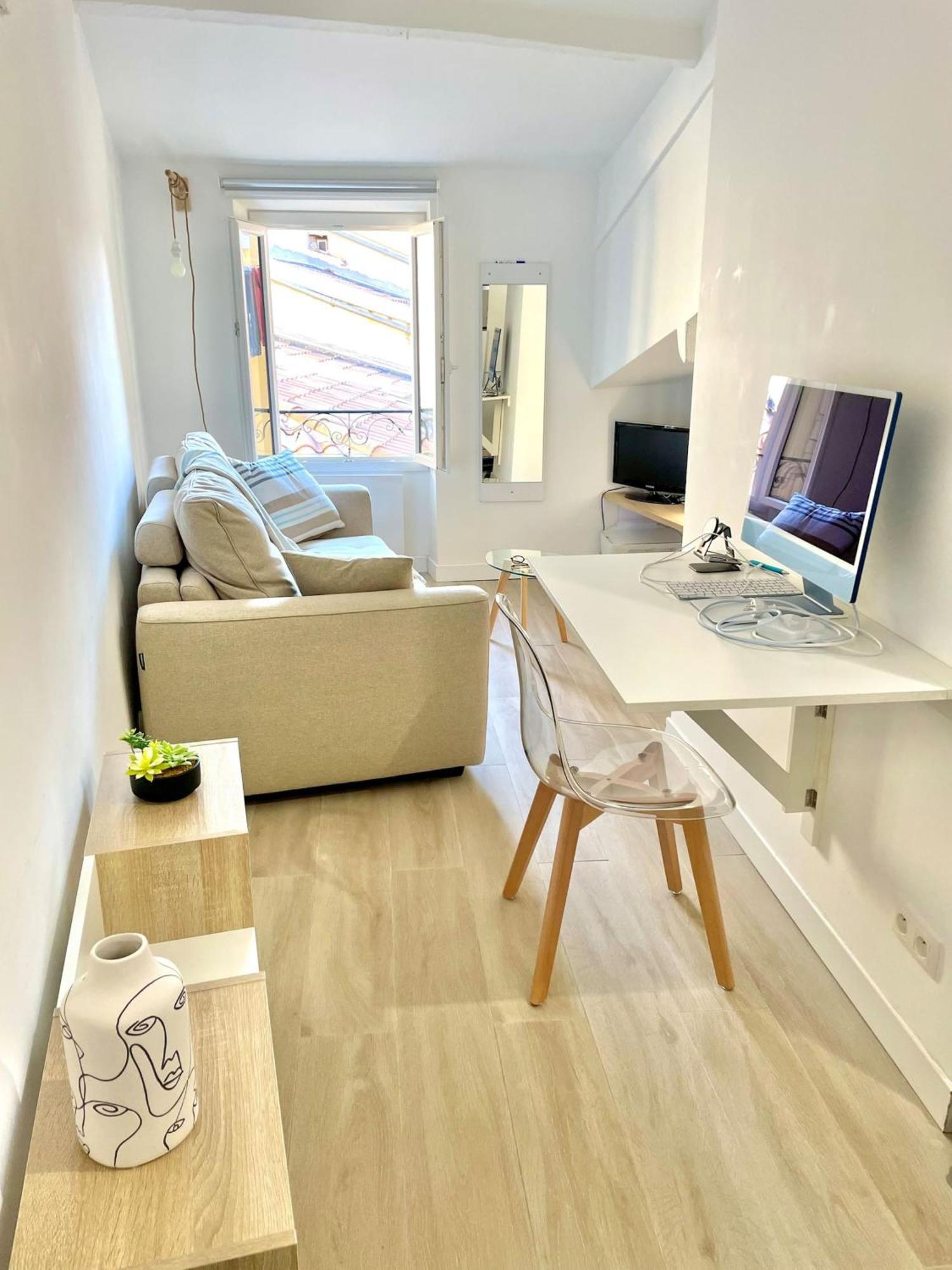 "Charmant Studio Moderne" Centre, Proche Plage Menton Extérieur photo